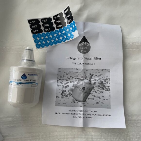 Denali Pure Replacement Refrigerator Water Filter - Model WF-DA29-00003G-S - NEW - Picture 2 of 5